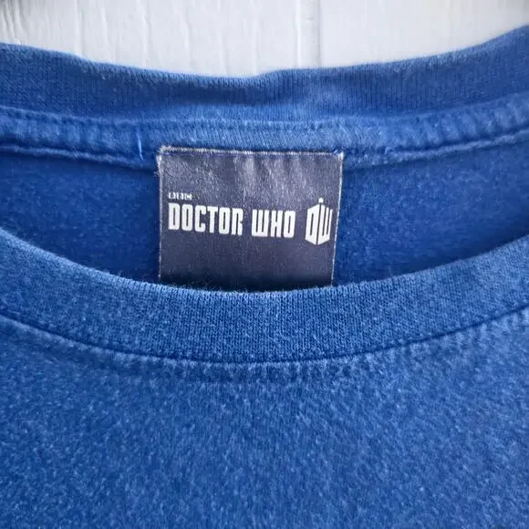 Doctor Who Dalek Tee Size M – BBC, Sci-Fi Graphic, Blue Nerdcore Shirt - Picture 3 of 5